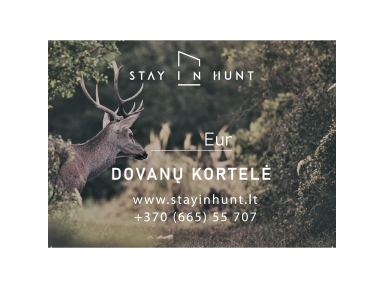 DOVANŲ KORTELĖ StayinHunt