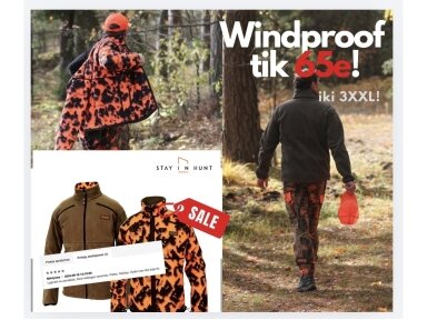 Dvipusis Fleece „Dovrefjell WindBlock“ megztinis (Džemperis)