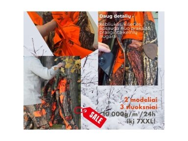 ORANŽINIS MODELIS: striukė 70% Dovrefjell Vision Pro Safety (ruduo, žiema, pavasaris)
